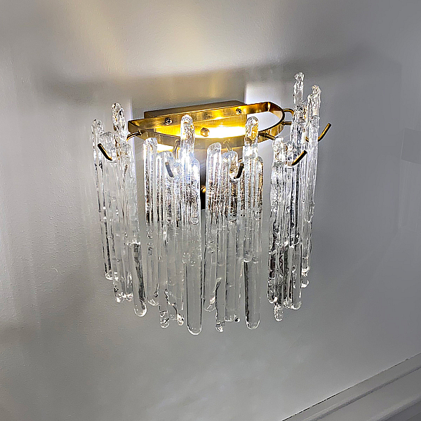 Настенный светильник Delight Collection Saint Roch 771331 gold/clear