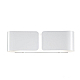 Настенный светильник Ideal Lux Clip AP2 Small Bianco 014166
