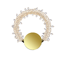 Настенный светильник Newport 8280/А gold NEW М0067240