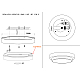 Настенный светильник Odeon Light Drops Holger 2746/1C