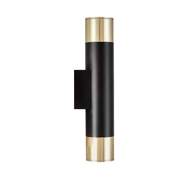 Бра Lumina Deco Tuba LDW 1101-2 BK+GD