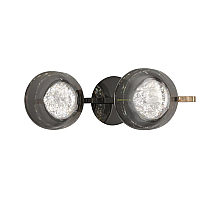 Настенный светильник Delight Collection MT9128-2W pearl black/smoke