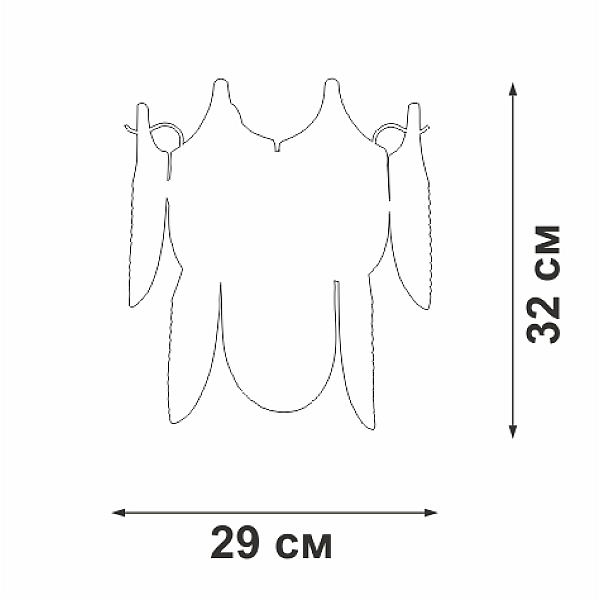 Бра Vitaluce V5813-8/1A
