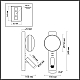 Настенный светильник Odeon Light Albergo Hightech 7163/9WL