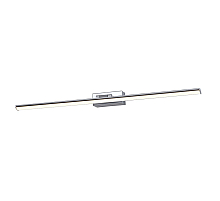 Настенный светильник Escada Primo 170001/B/1W LED 12W Silver ES0000012L