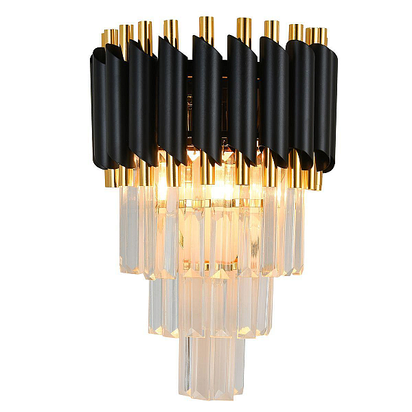 Настенный светильник Natali Kovaltseva Darian 76017/2W Gold Black
