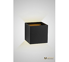 Настенный светильник AM Group AM112-2X5W-BK+GD