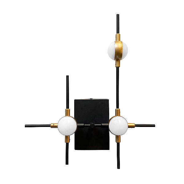 Настенный светильник DeLight Collection Molecular MB18001067-3A black/gold