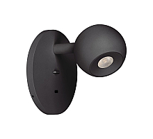 Настенный светильник Arlight SP-OTTORI-WALL-CHARGE-6W Warm3000 (BK, 30 deg, 230V, USB-C) (IP20 Металл) 058480