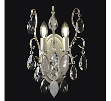 Бра Crystal Lux ESMIRALDA AP2 SILVER