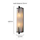 Настенный светильник DeLight Collection Wall lamp MT8856-2W black