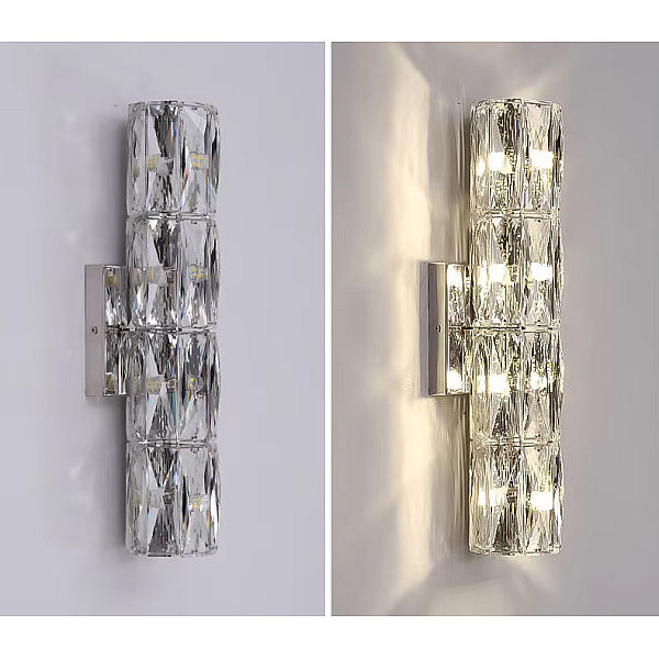 Настенный светильник Delight Collection Wall lamp A06W/4 silver/clear