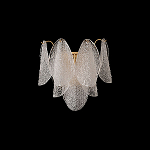 Настенный светильник Crystal Lux EMILIA AP2 BRASS