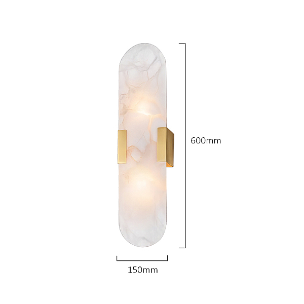 Настенный светильник Delight Collection MT1000-B brass
