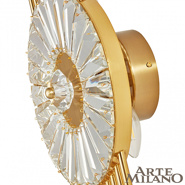 Настенный светильник Arte Milano 0552B.D255.H650.E14.3 G