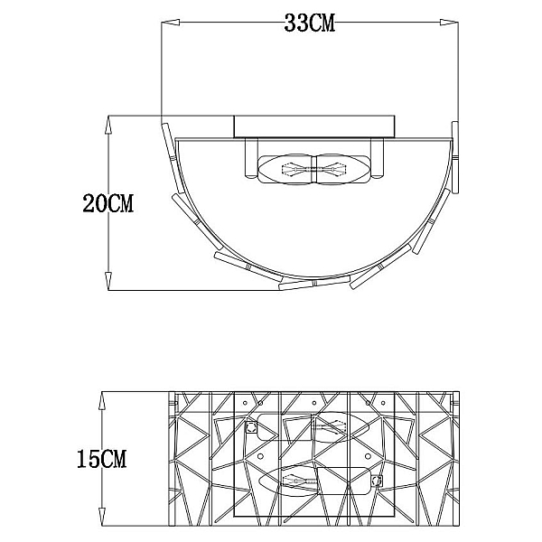 Настенный светильник Arte Lamp Galatea A1222AP-2CC
