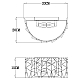 Настенный светильник Arte Lamp Galatea A1222AP-2CC