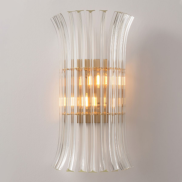 Настенный светильник Crystal Lux CASCADA AP2 BRASS