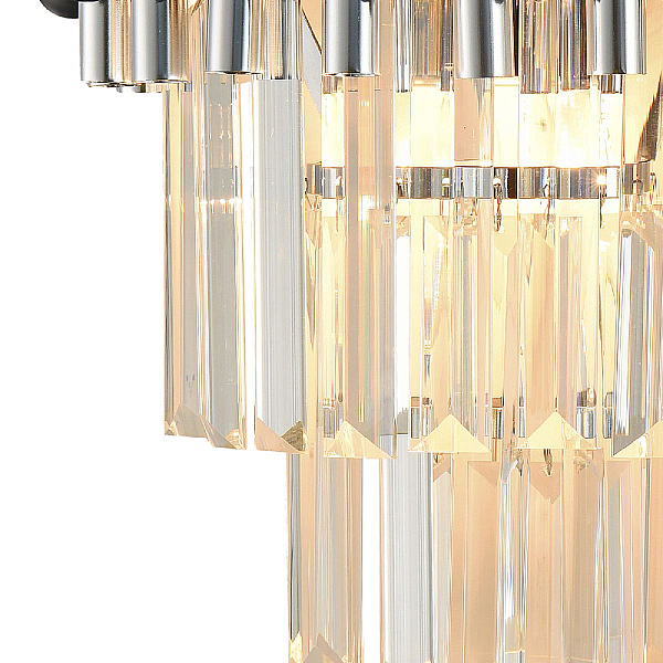 Настенный светильник Natali Kovaltseva DARIAN 76017/2W CHROME BLACK