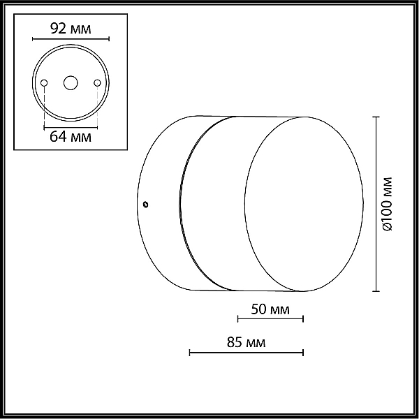 Настенный светильник Odeon Light Nature Candela 7190/6WL