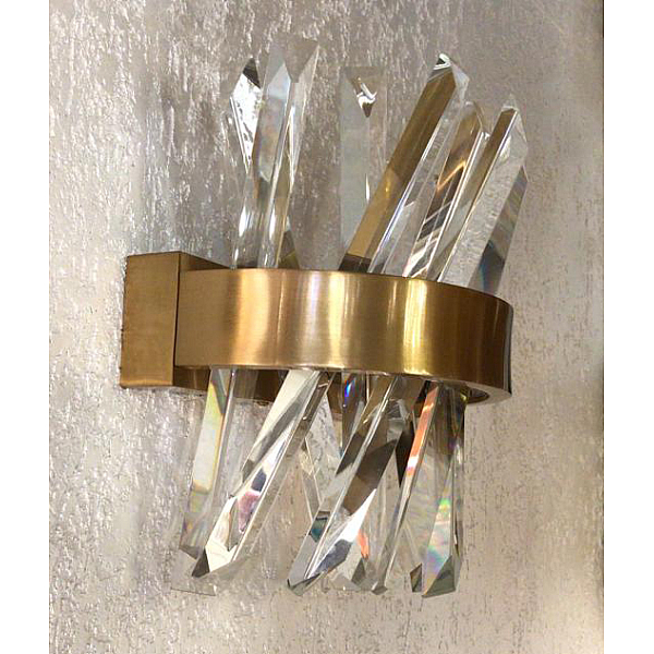 Настенный светильник Delight Collection Akasha MB18162246-250A light antique brass