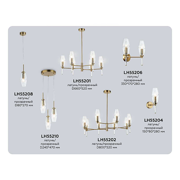 Настенный светильник Ambrella light High light LH55204