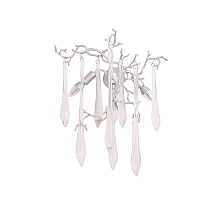 Настенный светильник Crystal Lux REINA AP3 SILVER PATINA
