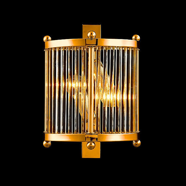 Настенный светильник Crystal Lux Tadeo AP2 Gold/Transparente