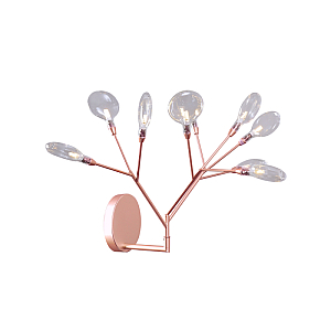 Настенный светильник Crystal Lux Evita EVITA AP9 COPPER/TRANSPARENT