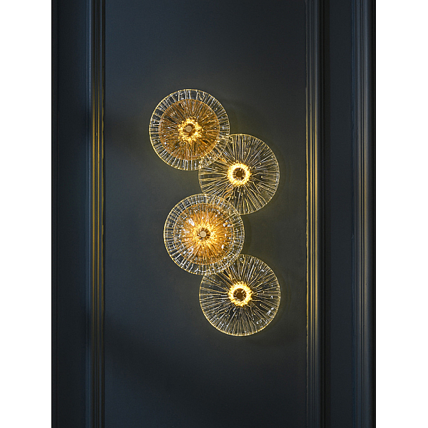 Настенный светильник Delight Collection OM2033-4 gold