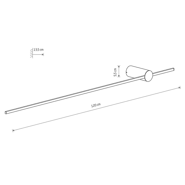 Настенный светильник Nowodvorski Saber Led Silk Olive L White 11590