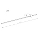 Настенный светильник Nowodvorski Saber Led Silk Olive L White 11590