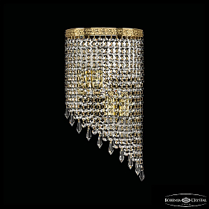 Настенный светильник Bohemia Ivele Crystal 83401BR/20IV-43 G Drops