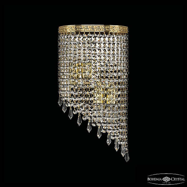 Настенный светильник Bohemia Ivele Crystal 83401BR/20IV-43 G Drops