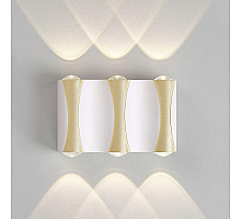 Уличный настенный светильник Crystal Lux CLT 022W3 WH-GO 4000K