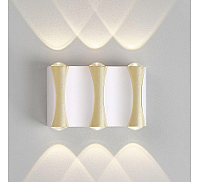 Уличный настенный светильник Crystal Lux CLT 022W3 WH-GO 4000K