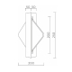 Настенный светильник LED4U L7388-250 WH