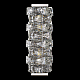 Настенный светильник Crystal Lux ROLANDO AP2 CHROME