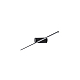 Настенный светильник Nowodvorski Spin Led S Black 10368