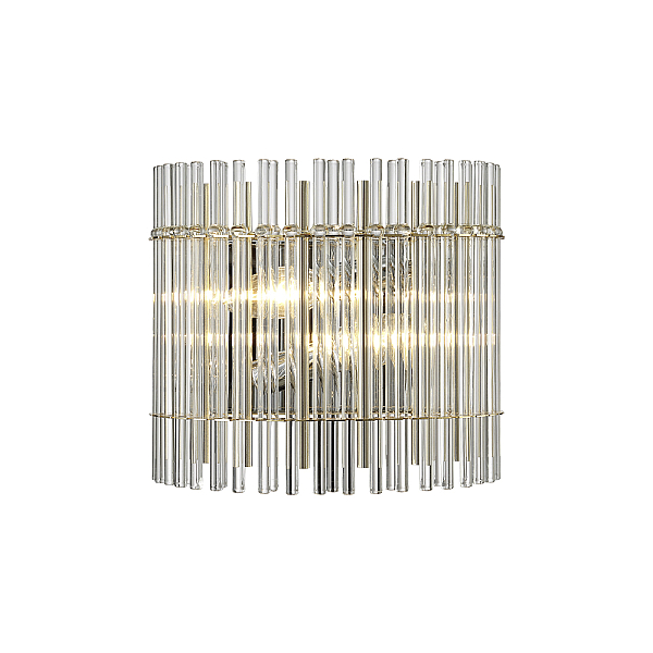 Настенный светильник Crystal Lux Aurelio AP2 Gold+Chrome/Transparent