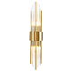 Настенный светильник Crystal Lux Atento AP2 Brass/Transparente