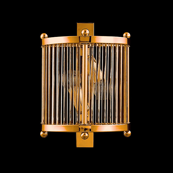 Настенный светильник Crystal Lux Tadeo AP2 Gold/Transparente