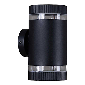 Уличный настенный светильник Reluce 86226-9.2-002CT 2*GX53 BK