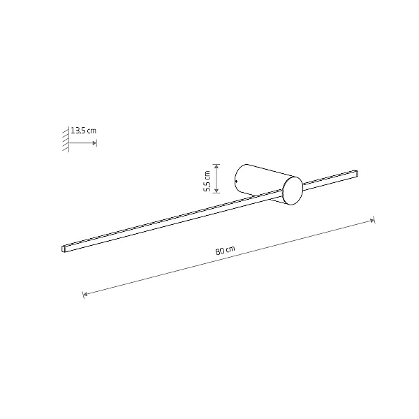 Настенный светильник Nowodvorski Saber Led Silk Olive M 11380