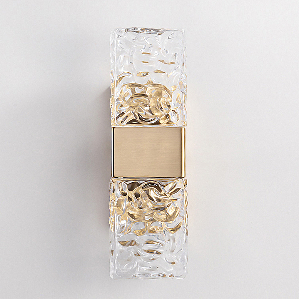 Настенный светильник DeLight Collection Wall lamp 88068W gold/clear
