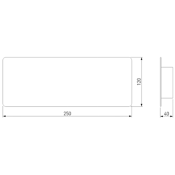 Настенный светодиодный светильник Elektrostandard Angle 4690389173998