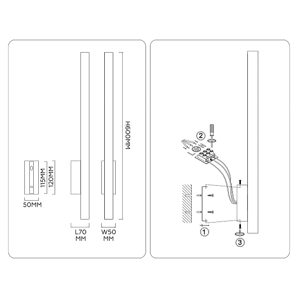 Настенный светильник Ambrella Light High Light Ceramo Modern LH53625
