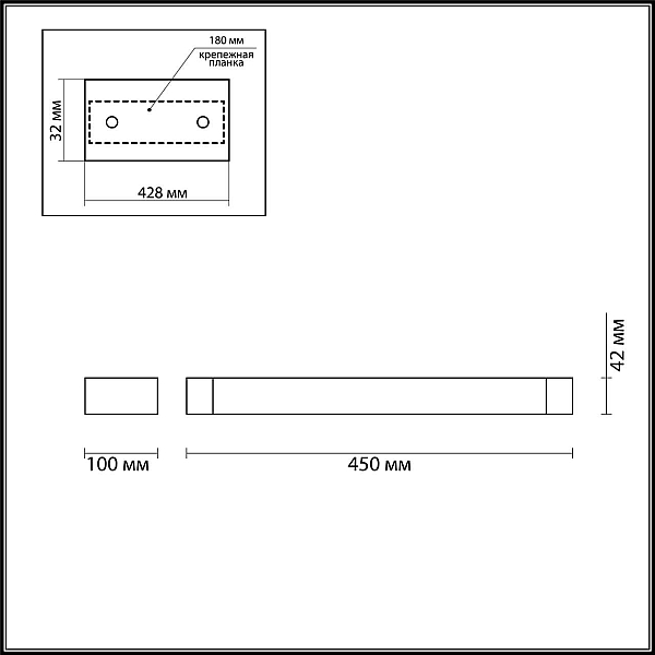 Настенный светодиодный светильник Odeon Light Hightech Arno 3887/12WW