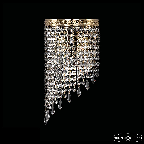 Настенный светильник Bohemia Ivele Crystal 83401BL/18IV-34 G Drops