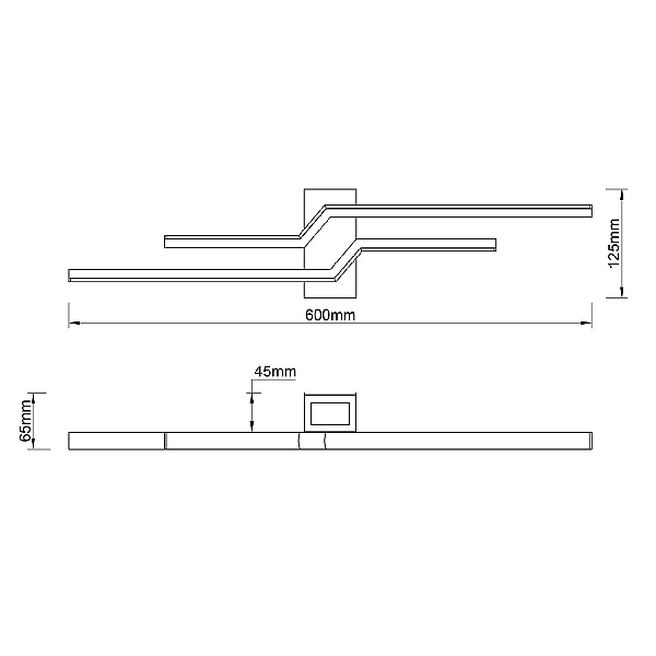 Бра Escada Rail 10219/2LED Black